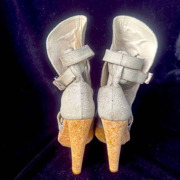 HERVE LEGER LUXURY LEATHER STRAPPY HIGH HEEL ANKLE BOOTS/ BOOTIES-9- 🍁🔥 - Picture 6 of 14